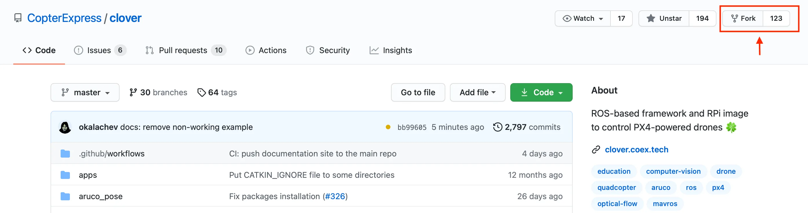 GitHub Fork
